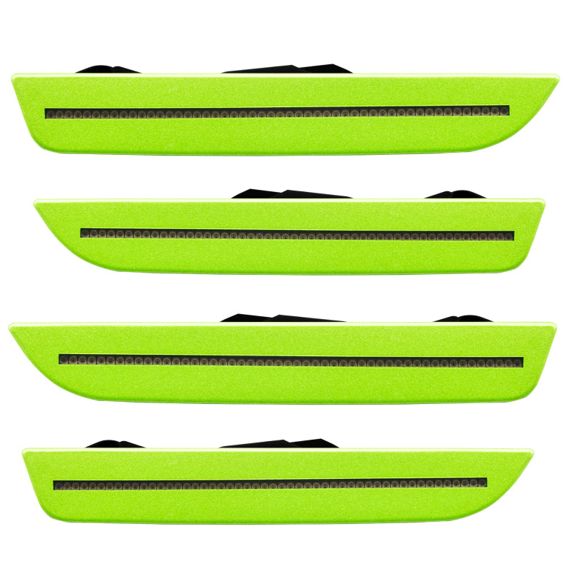 Oracle 10-14 Ford Mustang Concept Sidemarker Set - Tinted - Green Envy Pearl (HD) - DTX Performance