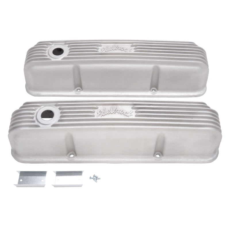 Edelbrock Valve Cover Classic Series Ford 1958-1976 FE V8 Satin - DTX Performance