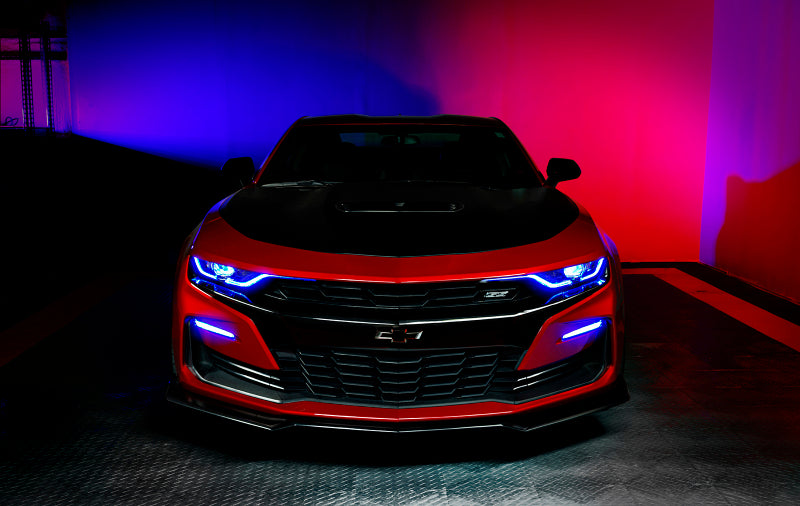 Oracle 19-21 Chevy Camaro SS/RS RGBW+A Headlight DRL Upgrade Kit - ColorSHIFT - DTX Performance