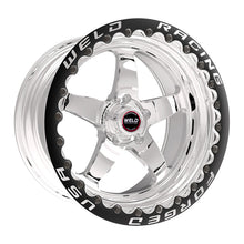 Load image into Gallery viewer, Weld S71 Beadlock Wheels - 15x10.33 RT-S 5X115mm Conical Lugs, 6.5BS - Polished - DTX Performance