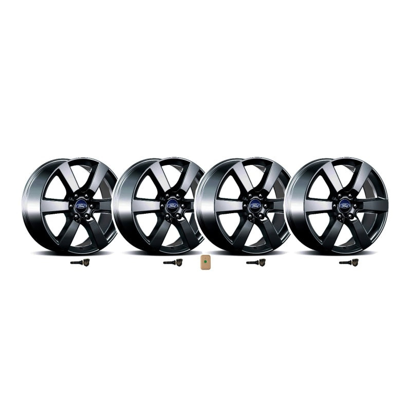 Ford Racing 15-16 F-150 20in x 8.5in Wheel Set with TPMS Kit - Matte Black - DTX Performance