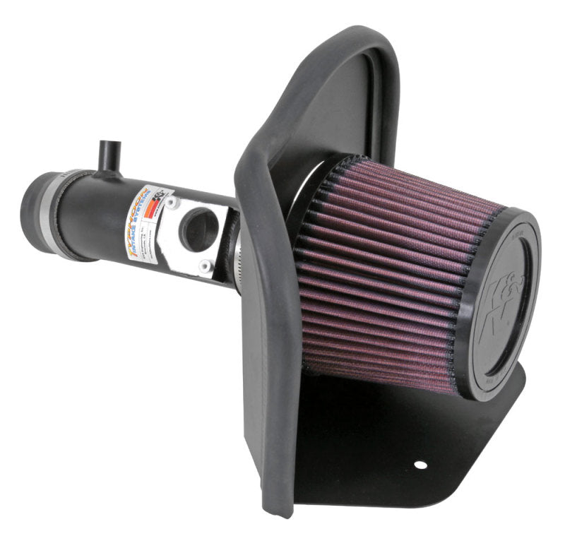 K&N 06-10 Toyota Yaris L4-1.5L Flat Black Typhoon Short Ram Intake - DTX Performance