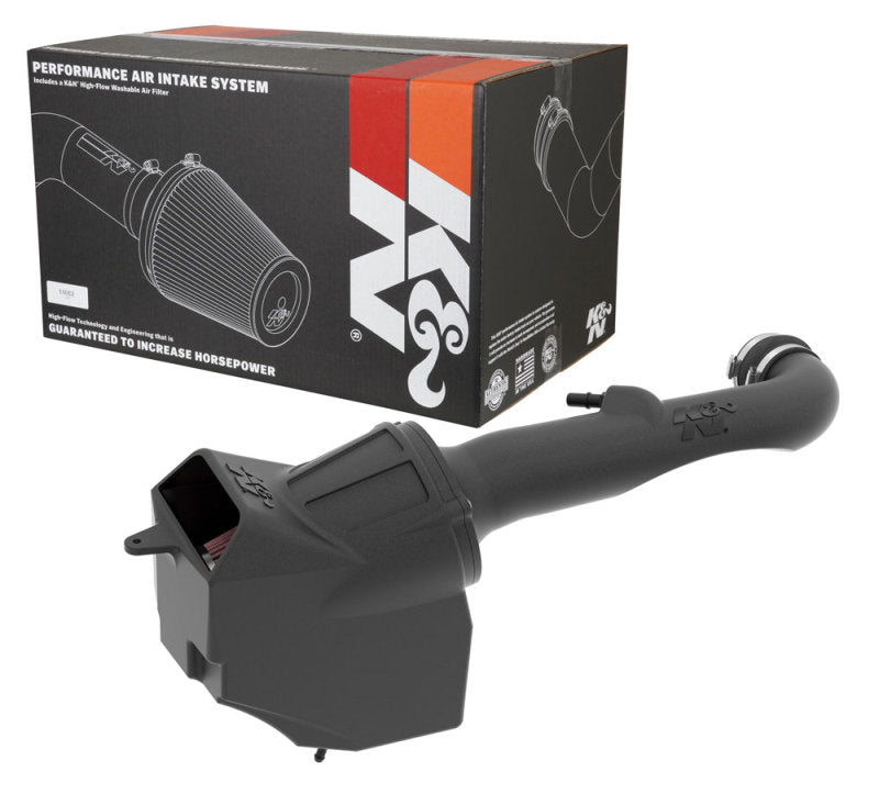 K&N 2018 Jeep Wrangler JL V6-3.6L F/I Aircharger Performance Intake - DTX Performance