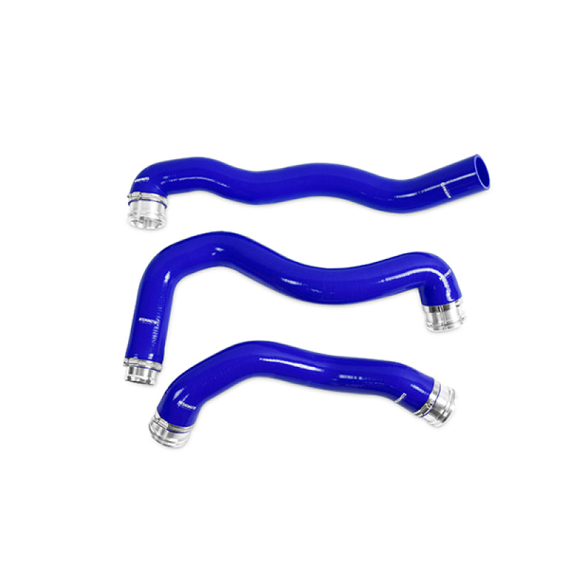 Mishimoto 08-10 Ford 6.4L Powerstroke Coolant Hose Kit (Blue) - DTX Performance