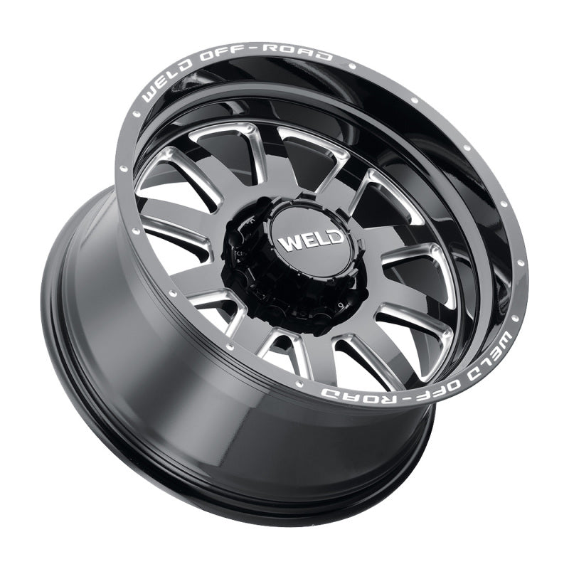 Weld Off-Road W102 20X12 Stealth 6X135 6X139.7 ET-44 BS4.75 Gloss Black MIL 106.1 - DTX Performance