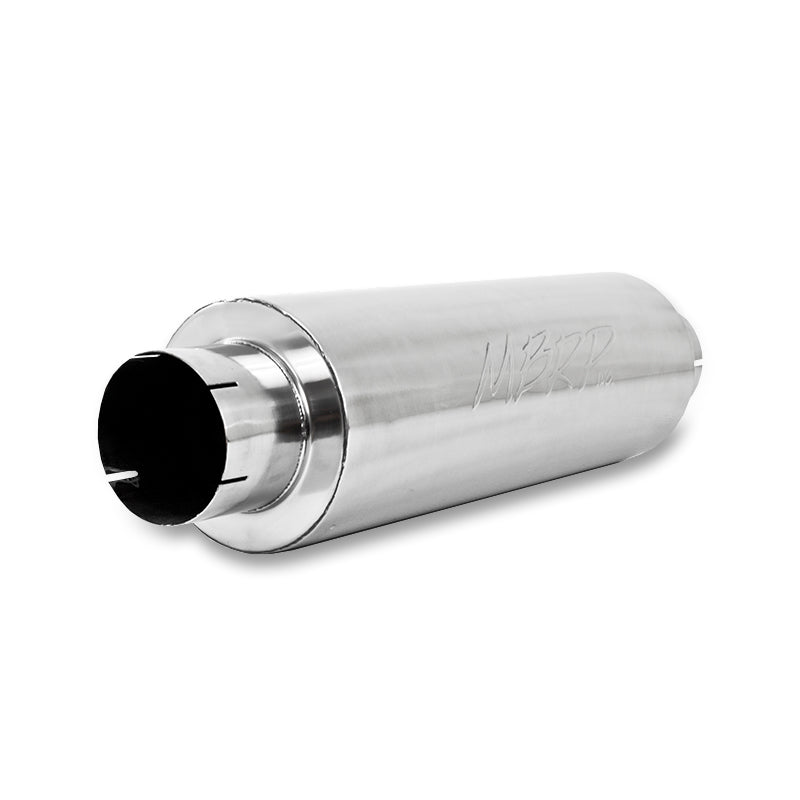 MBRP Universal Quiet Tone Muffler 5in Inlet /Outlet 8in Dia Body 31in Overall - DTX Performance