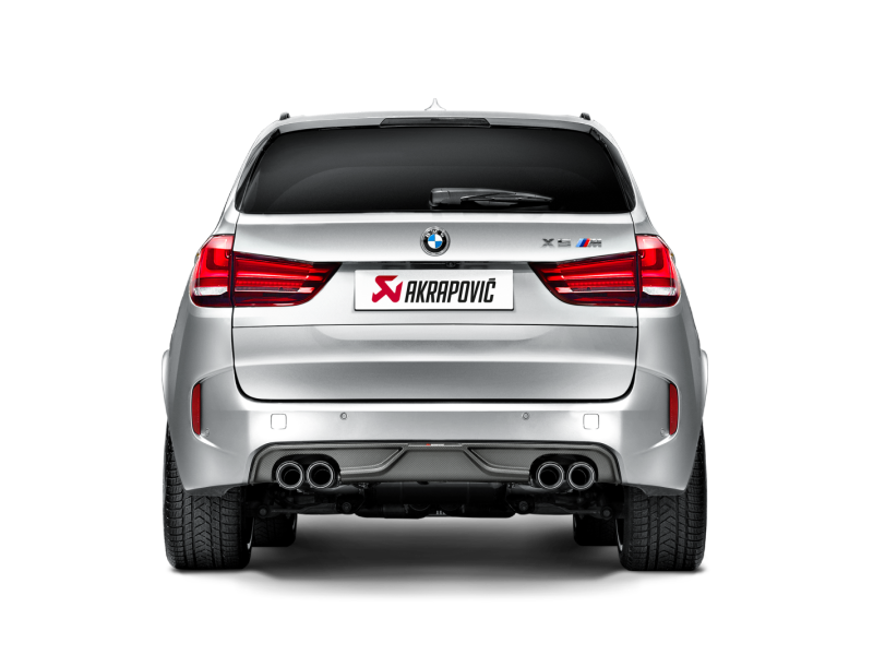 Akrapovic 15-17 BMW X5M (F85) Evolution Line Cat Back (Titanium) w/ Carbon Tips - DTX Performance