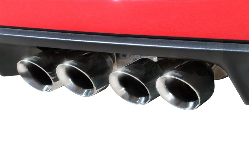 Corsa 05-08 Chevrolet Corvette C6 6.0L V8 Polished Xtreme Axle-Back Exhaust - DTX Performance