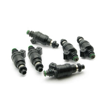 Load image into Gallery viewer, DeatschWerks Mitsubishi 90-01 3000GT 3.0TT 800cc Low Impedance Top Feed Injectors (Matched Set of 6) - DTX Performance