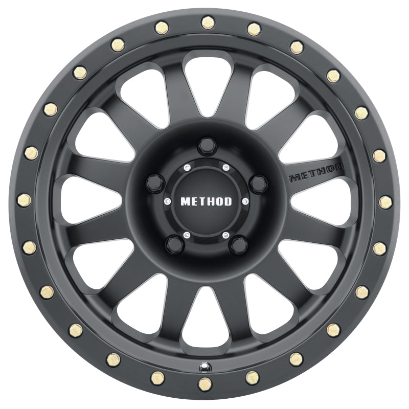 Method MR304 Double Standard 18x9 -12mm Offset 5x5 94mm CB Matte Black Wheel - DTX Performance