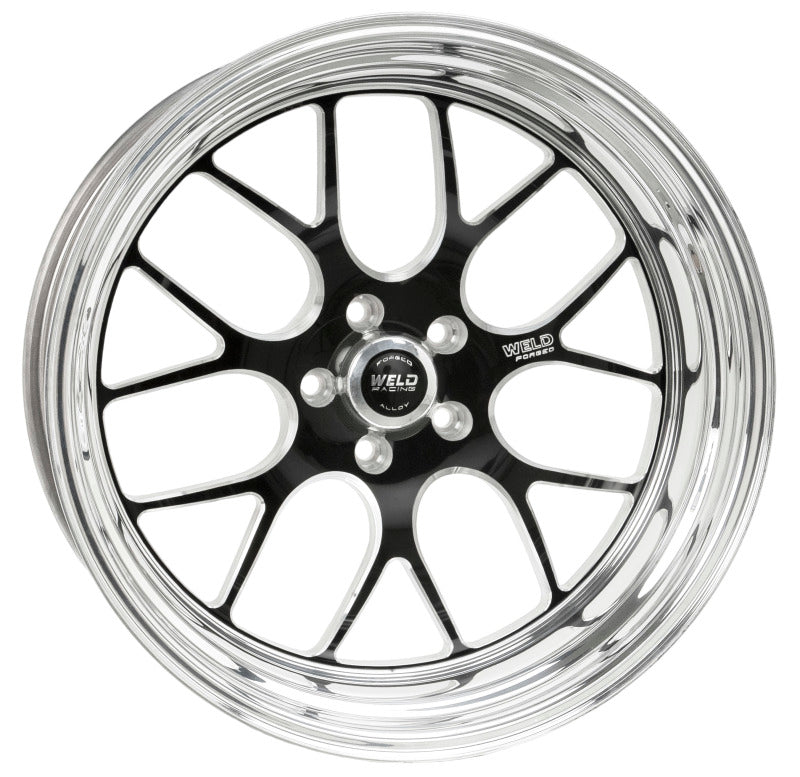 Weld S77 20x17 / 5x4.75 BP / 7.3in. BS Black Wheel (High Pad) - Non-Beadlock - DTX Performance