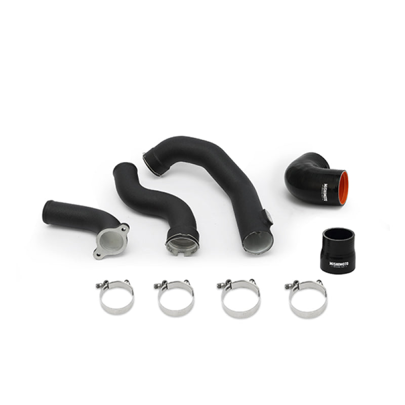 Mishimoto 2016+ Chevrolet Camaro 2.0T / 2013+ Cadillac ATS Intercooler Pipe Kit - Wrinkle Black - DTX Performance