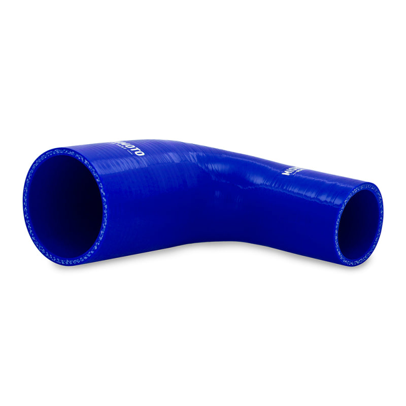 Mishimoto Silicone Reducer Coupler 90 Degree 2in to 3in - Blue - DTX Performance