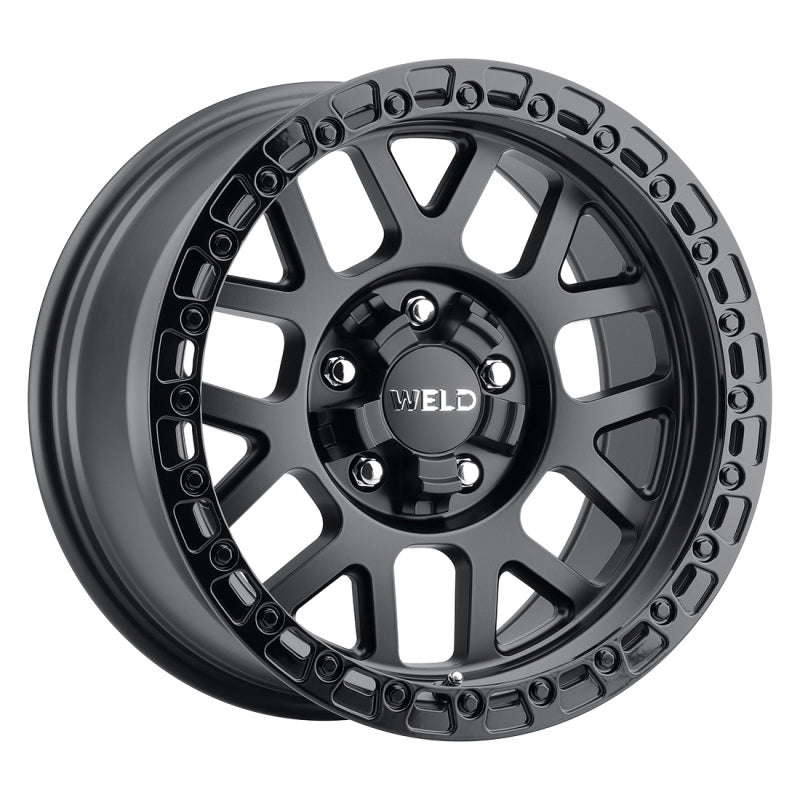 Weld Off-Road W104 17X10 Cinch 5X114.3 5X127 ET-25 BS4.50 Satin Black / Gloss Black 78.1 - DTX Performance