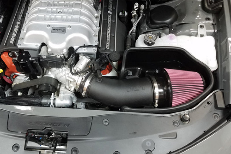 JLT 15-20 Dodge Charger 6.2L / 15-18 Dodge Challenger Hellcat 6.2L Cold Air Intake Kit w/Red Filter - DTX Performance