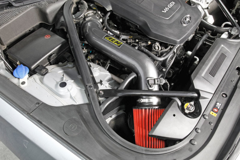 AEM 2015 Hyundai Genesis 3.8L-V6 F/I Silver Cold Air Intake - DTX Performance