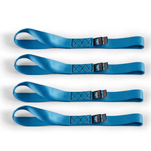 Load image into Gallery viewer, Mishimoto Soft Loop Tie-Down Straps (4-Pack) Blue - DTX Performance