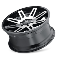 Load image into Gallery viewer, ION Type 142 17x9 / 5x127 BP / -12mm Offset / 78.1mm Hub Black/Machined Wheel - DTX Performance