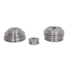 Load image into Gallery viewer, BBK 85-97 GM Truck 305 350 Underdrive Pulley Kit - Lightweight CNC Billet Aluminum (3pc) - DTX Performance