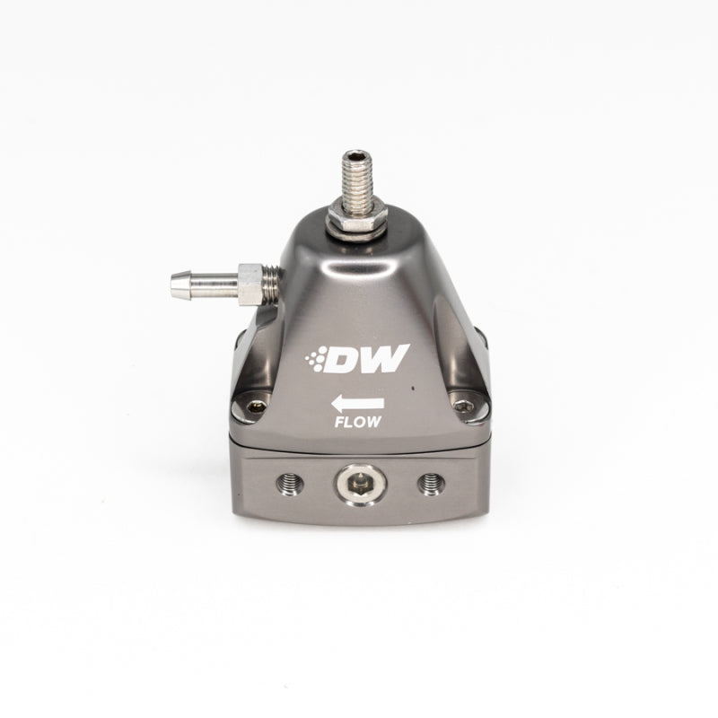 DeatschWerks DWR1000iL In-Line Adjustable Fuel Pressure Regulator - Titanium - DTX Performance