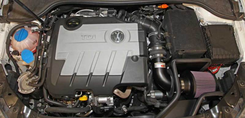 K&N 13-14 Volkwagen Jetta TDI 2.0L Typhoon Short Ram Intake - DTX Performance