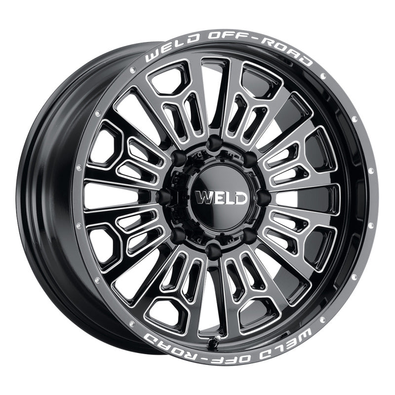 Weld Off-Road W114 20X9 Elicit 8X170 ET20 BS5.75 Gloss Black MIL 125.1 - DTX Performance