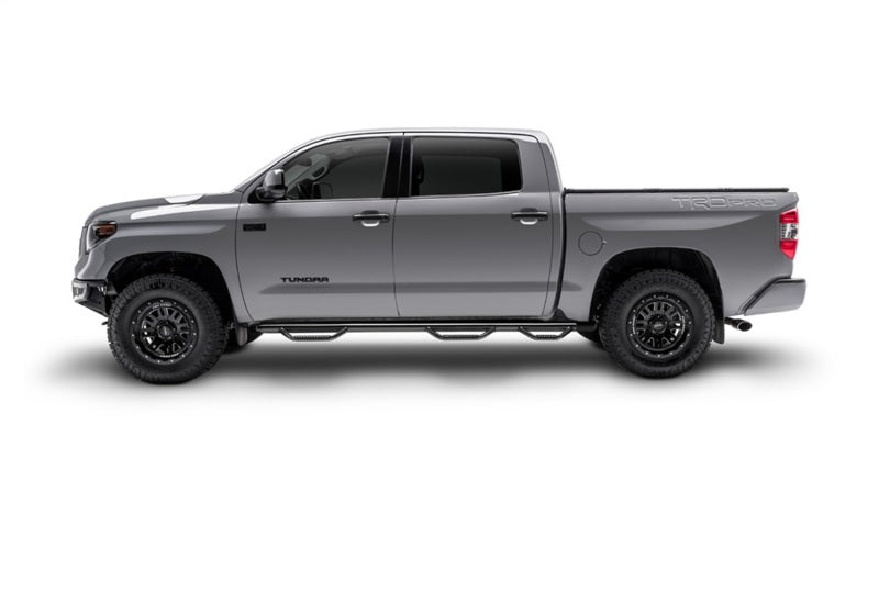 N-Fab Nerf Step 15.5-17 Dodge Ram 1500 Quad Cab 6.4ft Bed - Gloss Black - Bed Access - 3in - DTX Performance