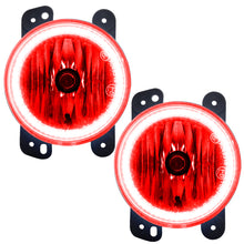 Load image into Gallery viewer, Oracle Lighting 07-09 Jeep Wrangler JK Pre-Assembled LED Halo Fog Lights -Red - DTX Performance