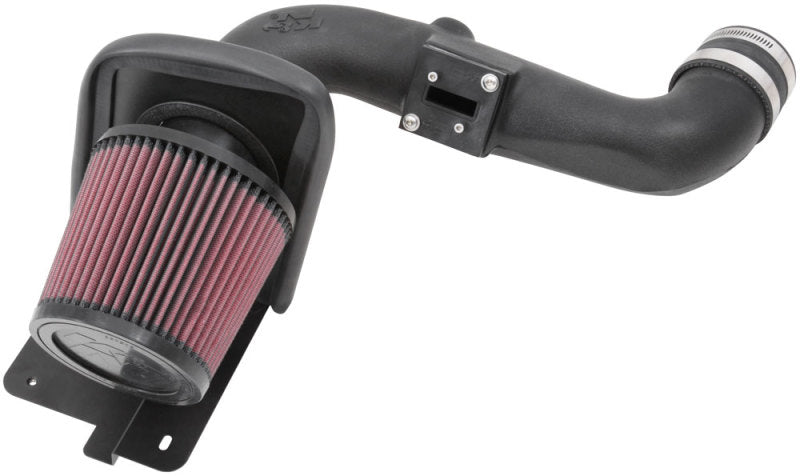 K&N 63 Series Aircharger Performance Intake Kit for 2014 Ford Fiesta 1.6L 4 Cyl - DTX Performance