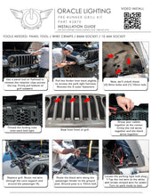 Load image into Gallery viewer, Oracle Pre-Runner Style LED Grille Kit for Jeep Wrangler JL - White - DTX Performance