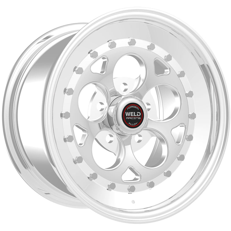 Weld Magnum III 15x10 / 5x4.75 BP / 3.5in. BS Polished Wheel - Non-Beadlock - DTX Performance