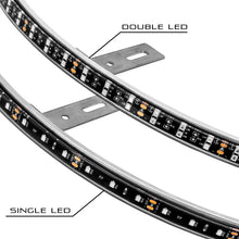 Load image into Gallery viewer, Oracle LED Illuminated Wheel Rings - Double LED - Red - DTX Performance