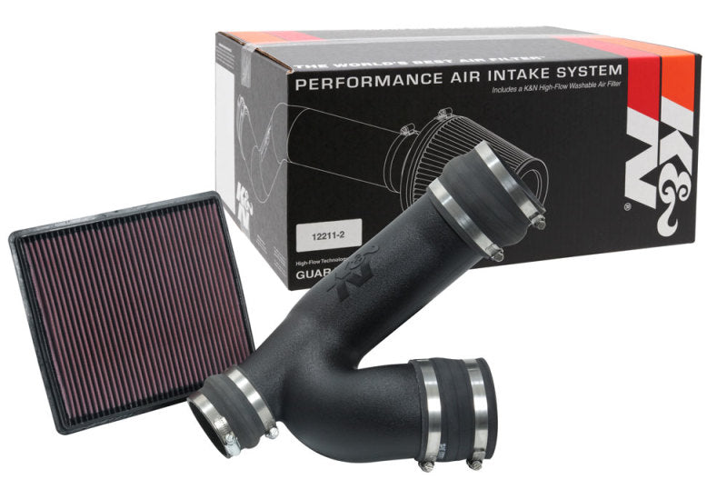 K&N 18-19 Ford F-150 V6-2.7L F/I Performance Air Intake System - DTX Performance