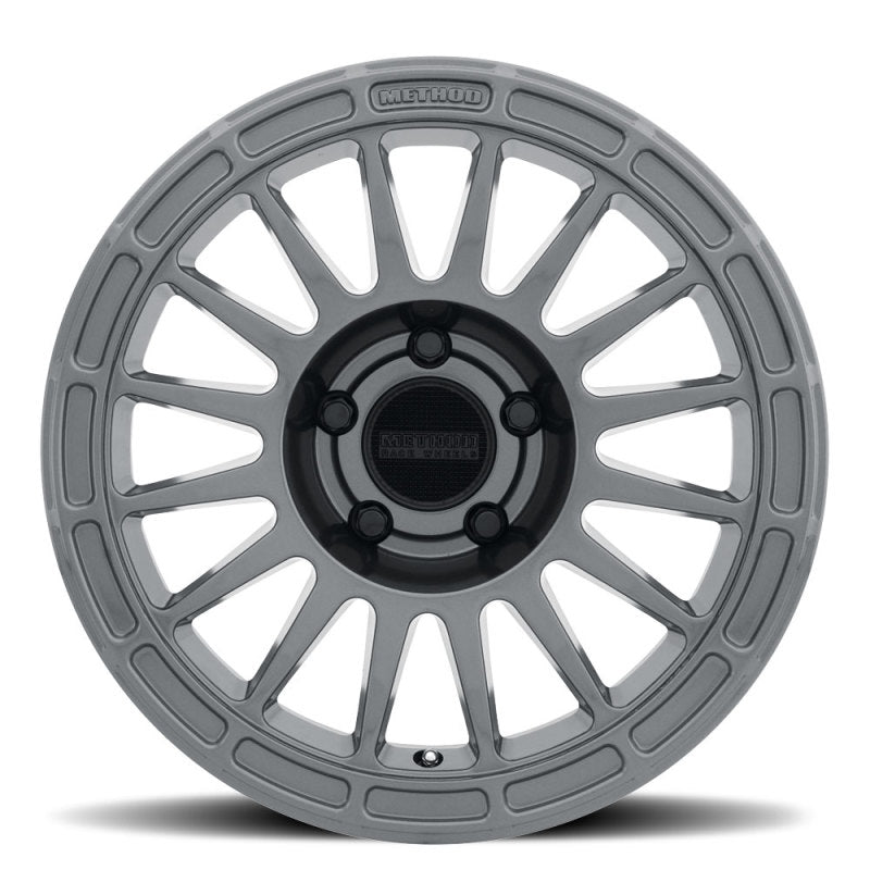 Method MR314 17x7.5 +25mm Offset 5x120 70.1mm CB Gloss Titanium Wheel - DTX Performance