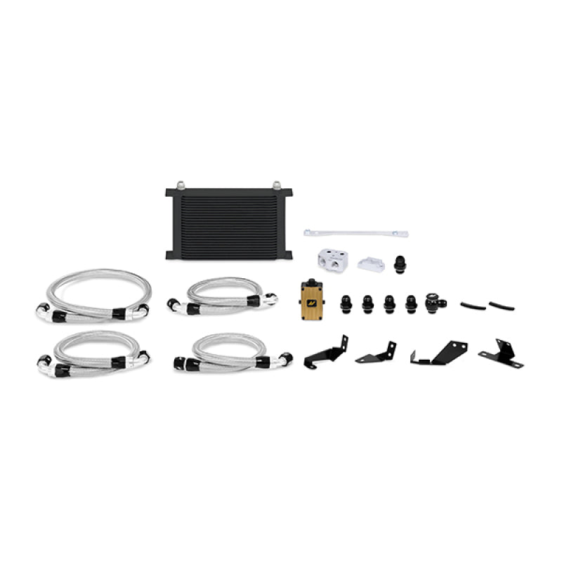 Mishimoto 04-06 Pontiac GTO 5.7L/6.0L Thermostatic Oil Cooler Kit - Black - DTX Performance