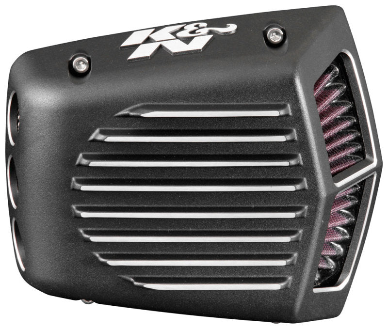 K&N Street Metal Intake System for 08-16 Harley Davidson Touring Models - Shaker Black - DTX Performance