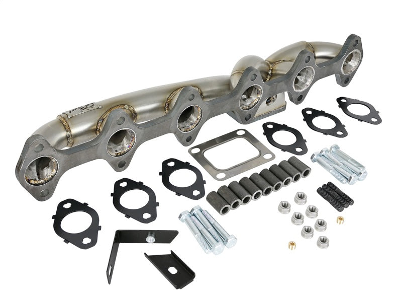 aFe Twisted Steel Header w/ T4 Turbo Manifold 03-07 Dodge Diesel L6-5.9L - DTX Performance