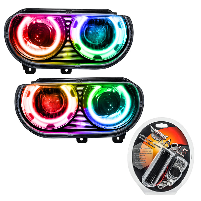 Oracle 08-14 Dodge Challenger SMD HL (HID Style) - ColorSHIFT - DTX Performance