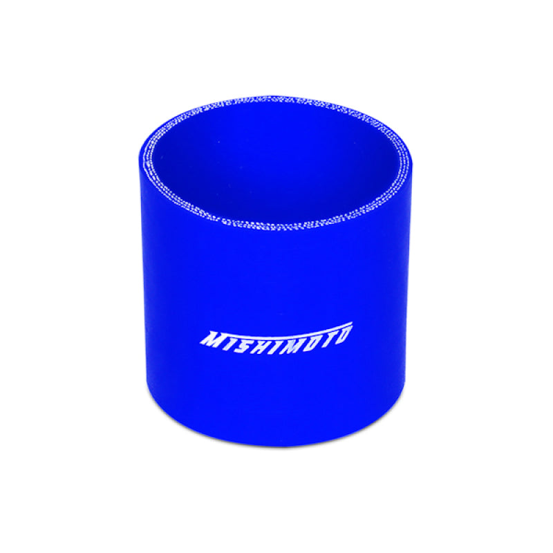 Mishimoto 2.5 Inch Blue Straight Coupler - DTX Performance