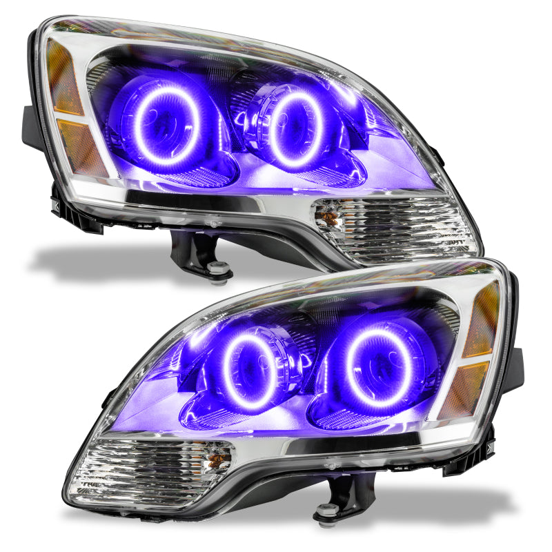 Oracle Lighting 08-12 GMC Acadia Non-HID Pre-Assembled LED Halo Headlights - (2nd Design) -UV/Purple - DTX Performance