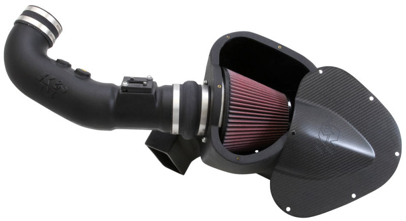 K&N 11-12 Ford Mustang GT 5.0L V8 Aircharger Performance Intake Kit - DTX Performance