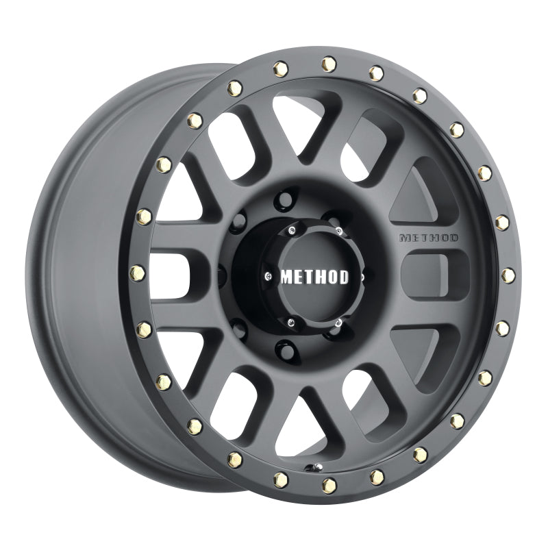 Method MR309 Grid 17x8.5 0mm Offset 8x6.5 130.81mm CB Titanium/Black Street Loc Wheel - DTX Performance