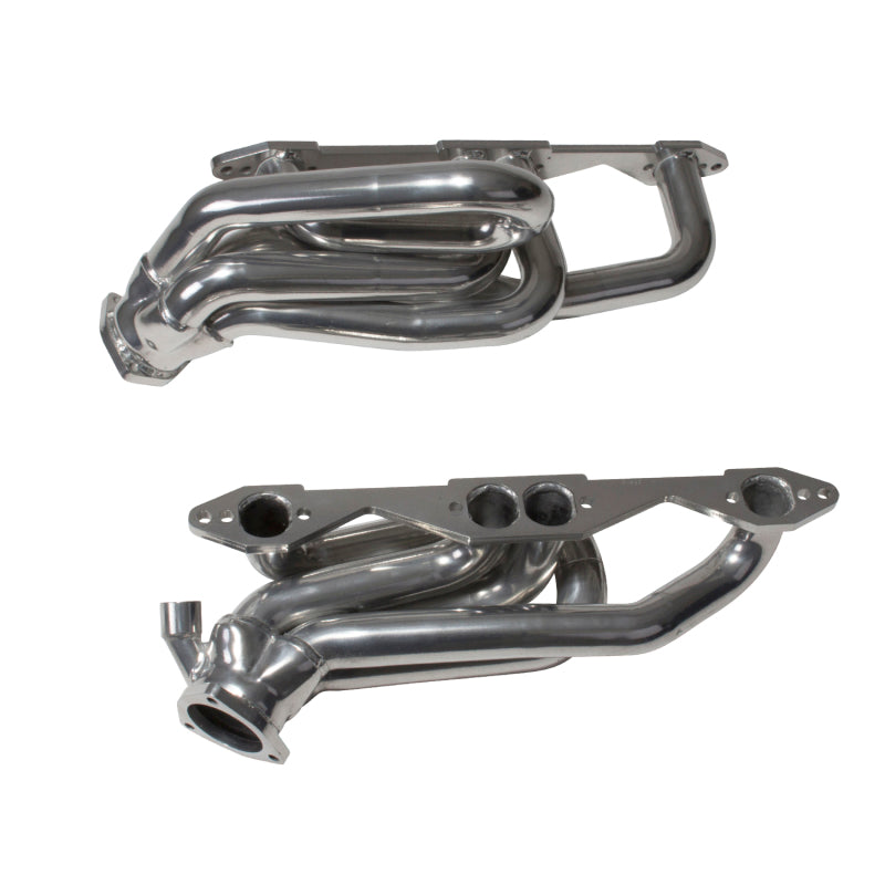 BBK 96-98 GM Truck SUV 5.0 5.7 Shorty Tuned Length Exhaust Headers - 1-5/8 Silver Ceramic - DTX Performance