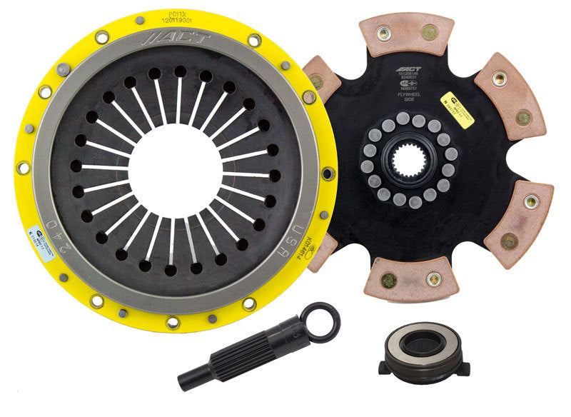 ACT 1991 Porsche 911 XT/Race Rigid 6 Pad Clutch Kit - DTX Performance