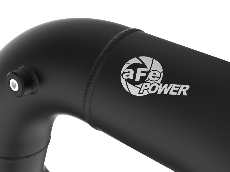 afe 08-10 Ford Trucks V8-6.4L (td) BladeRunner 3 IN Aluminum Hot Charge Pipe - Black - DTX Performance