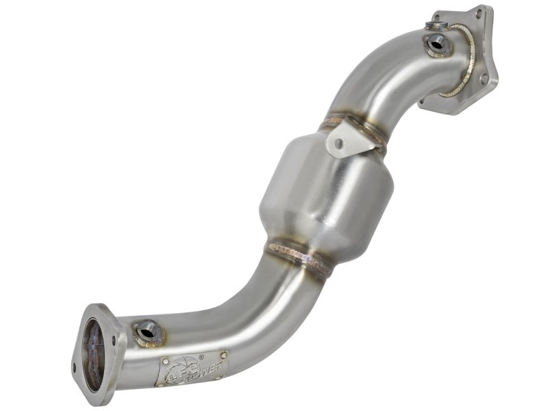 aFe Twisted Steel Down-Pipe Catted 13-16 Cadillac ATS L4-2.0L (t) - DTX Performance