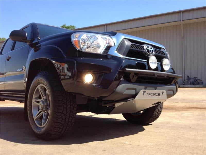 N-Fab Light Bar 12-15 Toyota Tacoma - Gloss Black - Light Tabs w/o License Plate Tabs - DTX Performance