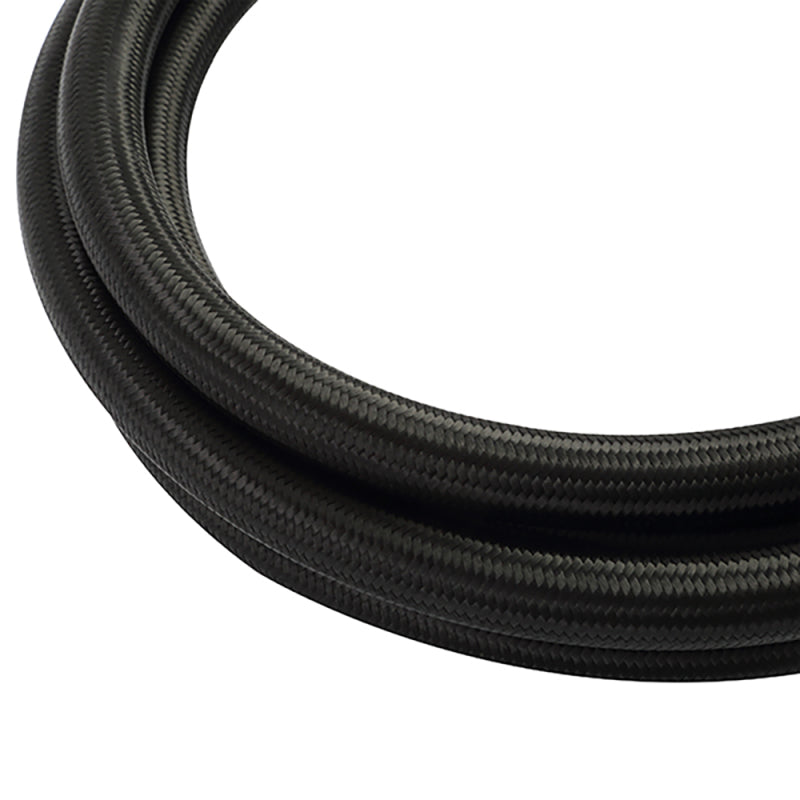 Mishimoto 6Ft Stainless Steel Braided Hose w/ -4AN Fittings - Black - DTX Performance