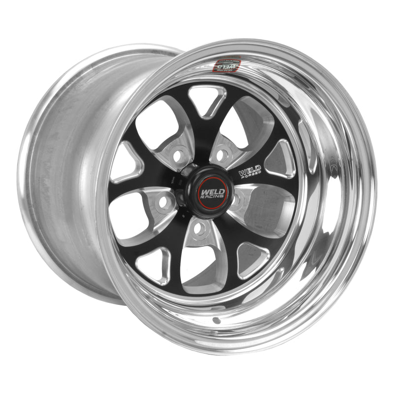 Weld S76 15x8.33 / 5x4.5 BP / 3.5in. BS Black Wheel (Low Pad) - Non-Beadlock - DTX Performance