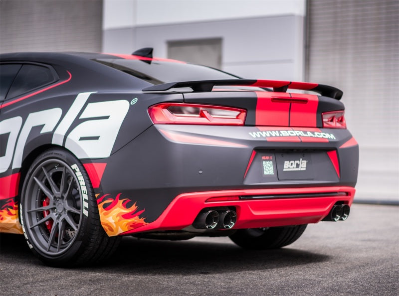 Borla 2016 Chevy Camaro V8 SS AT/MT ATAK Rear Section Exhaust w/o Dual Mode Valves - DTX Performance